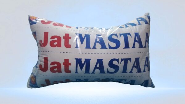 Pair of JAT MASTAAR Pillows Vacuumed Hollow Siliconized Virgin Ball Fiber