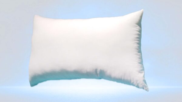 Pair of Vacuumed Hollow Siliconized Virgin Ball Fiber Pillows - Image 3