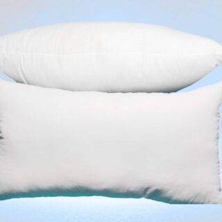 Pair of Vacuumed Hollow Siliconized Virgin Ball Fiber Pillows