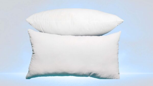 Pair of Vacuumed Hollow Siliconized Virgin Ball Fiber Pillows