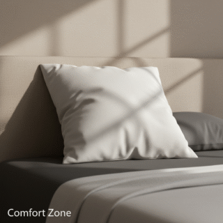 Vacuumed Hollow Siliconized Cushion Filled with Virgin Ball Fiber